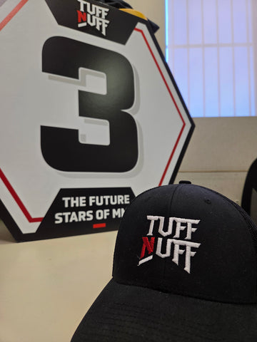 TUFF-N-UFF Black Trucker Hat